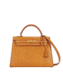 Kelly 32 in Ostrich Cognac, &pound;15,000, Handbags, Tan, Ostrich, Front view